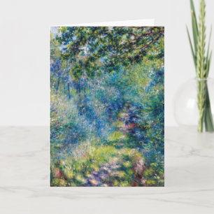 Carte Pierre-Auguste Renoir - Chemin dans la Forêt