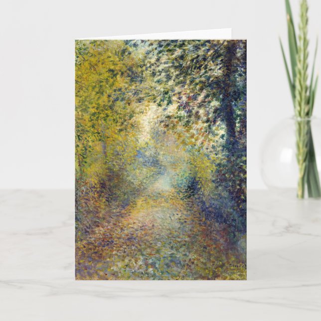 Carte Pierre-Auguste Renoir - Dans les bois (Devant)