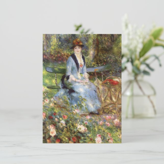 Carte Pierre-Auguste Renoir - Dans les Roses (Debout devant)