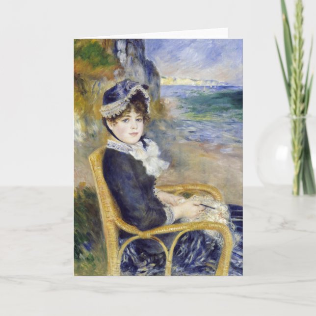 Carte Pierre-Auguste Renoir - En bord de mer (Devant)