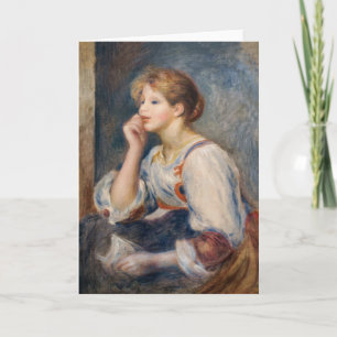 Carte Pierre-Auguste Renoir - Femme avec une lettre