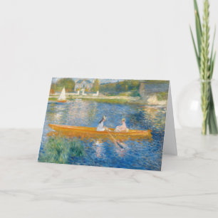 Carte Pierre-Auguste Renoir - Le Skiff