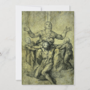 Carte Pieta de Michel-Ange pour Vittoria Colonna