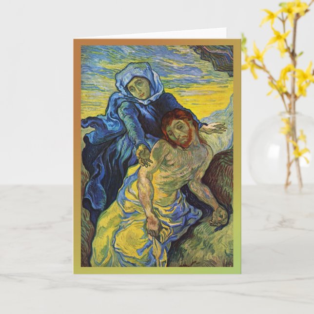 Carte Pieta, Vincent van Gogh (Fleur jaune)