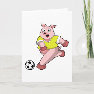 Carte Pig comme joueur de football avec Soccer