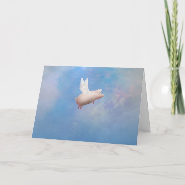 Carte Pig volant (Devant)