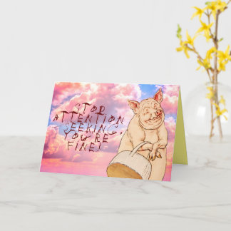 Carte Piggy Get Well Bientôt