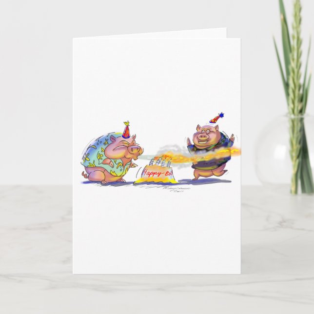 Carte PiGs BiRtHdAy (Devant)