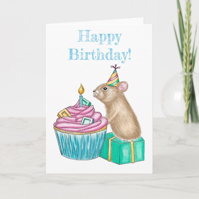 Carte Pika Joyeuse Anniversaire (Devant)
