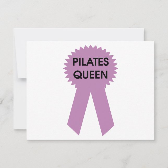 Carte Pilates Queen (Devant)