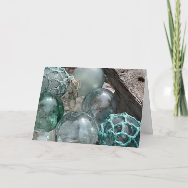 Carte Pile De Flottes De Pêche En Verre (Devant)