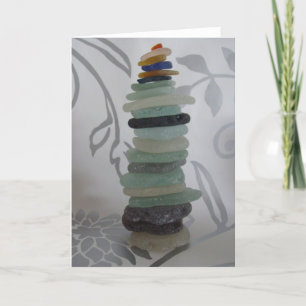 Carte pile de seaglass