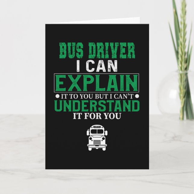 Carte Pilote de bus (Devant)