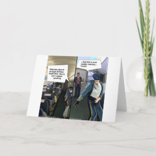 Carte Pilote Hipster amusant