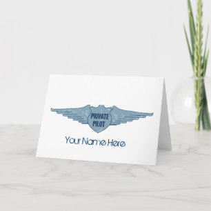 Carte Pilote privé - Ailes bleues