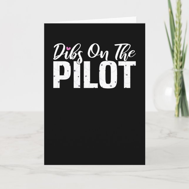 Carte Pilote volant Capitaine de l'aviation Aviateur (Devant)