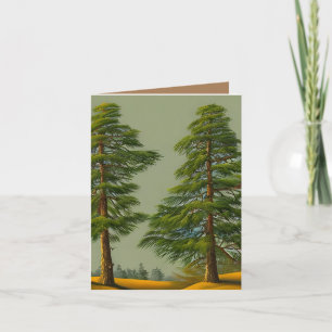 Carte Pin nordique Abstrait