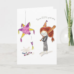 Carte Pinata Tarjeta