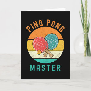 Carte Ping Pong Master