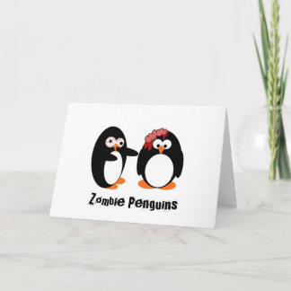 Carte Pingouin de zombi