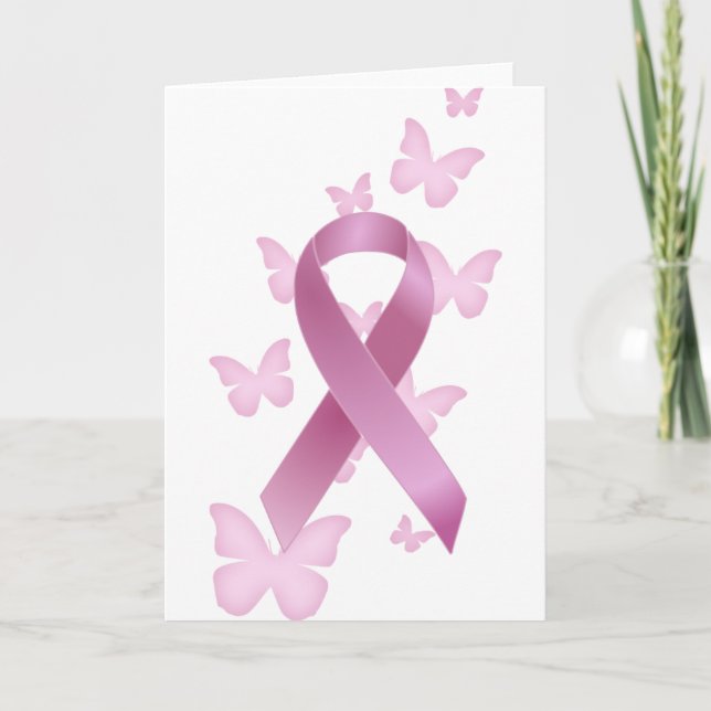 Carte Pink Aware Ribbon (Devant)