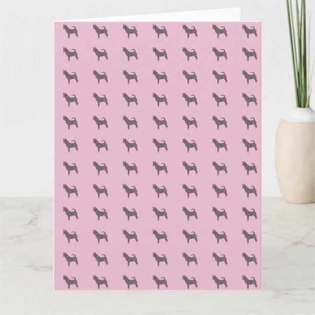 Carte Pink Chihuahua Greeting Card (Devant)
