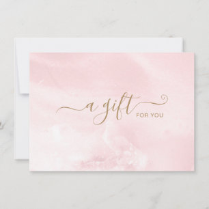 Carte Pink Gold Parties scintillant Agate Business Certi