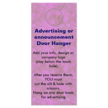 PINK Publicité étiquettes de promotion des AFFICHE
