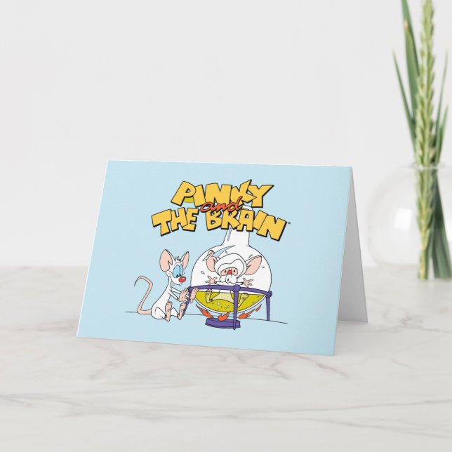 Carte Pinky et le cerveau | Laboratoire (Devant)