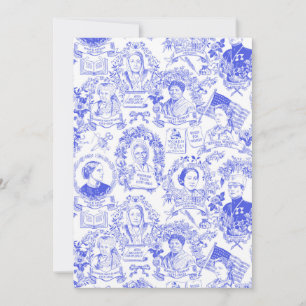 Carte Pionniers féministes historiques Toile Bleue