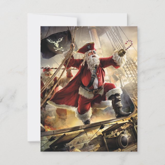 Carte Pirate Père Noël (Devant)