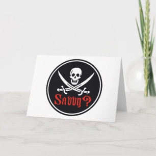 Carte Pirate Savvy