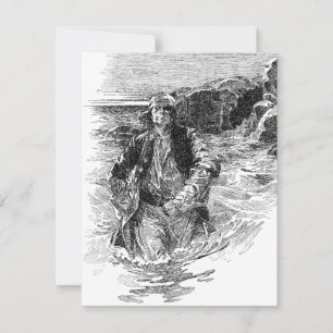 Carte Pirates Vintage, Sir Henry Morgan dans l'Océan