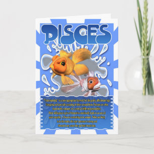 Carte Pisces Fun Faits horoscope