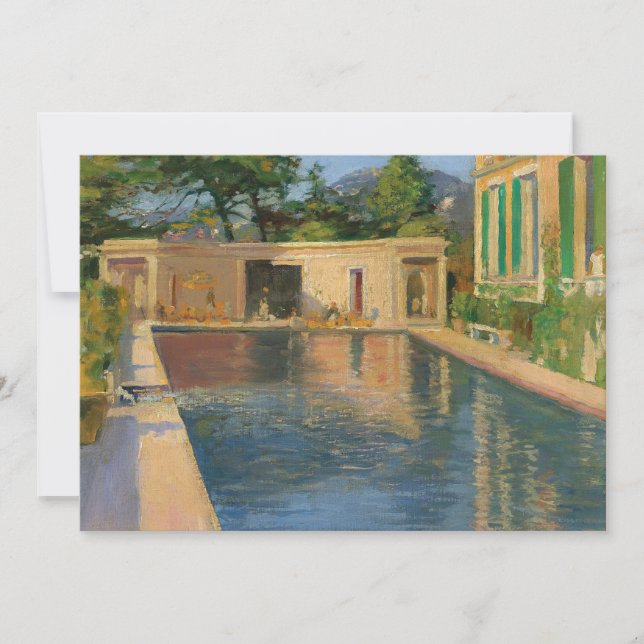 Carte Piscine, Sud de la France | Sir John Lavery (Devant)