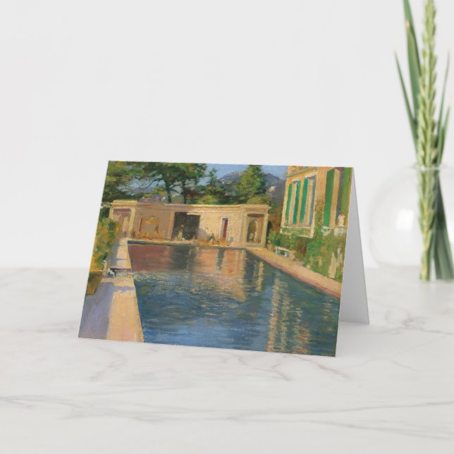 Carte Piscine, Sud de la France | Sir John Lavery (Devant)