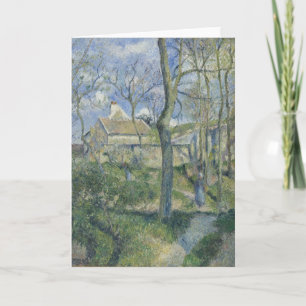 Carte Pissarro : Chemin à Les Pouilleux (blanc à
