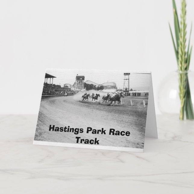 Carte piste, Hastings Park Race Track (Devant)