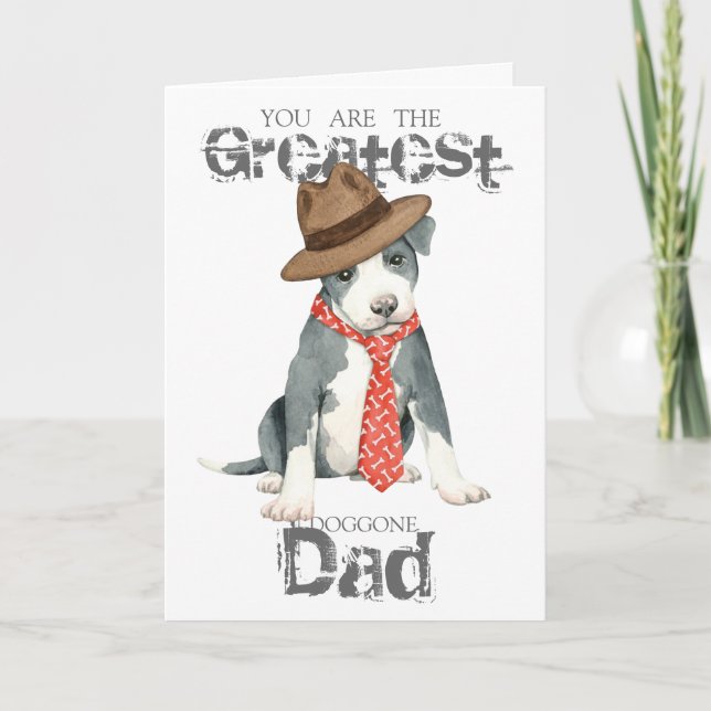 Carte Pit Bull Papa (Devant)
