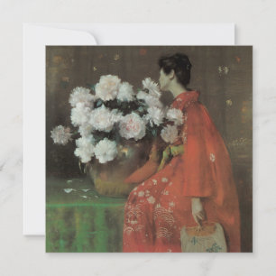 Carte Pivoines par William Merritt Chase, Beaux-arts vin