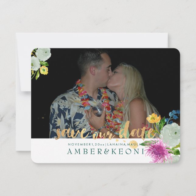 Carte PixDezines Aquarelle Florale/Ranunculus (Devant)