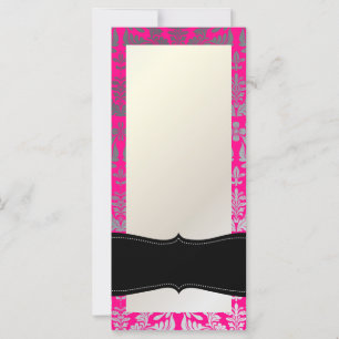 Carte PixDezines Boroque Damask/Argent/do-it-yourself ro
