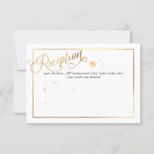 Carte PixDezines Dazzled/Faux Gold Détails/Réception