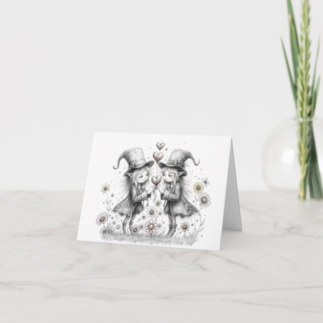 Carte Pixies Valentine (Devant)