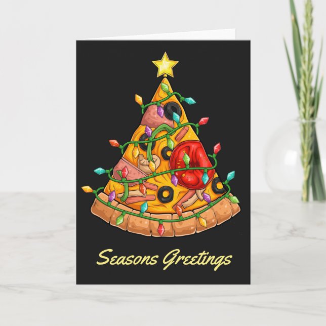 Carte Pizza Christmas (Devant)