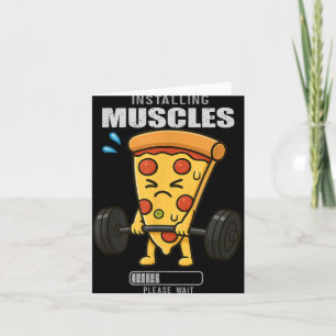 Carte Pizza Deadlift Gym Rat Installation Muscle Lifting