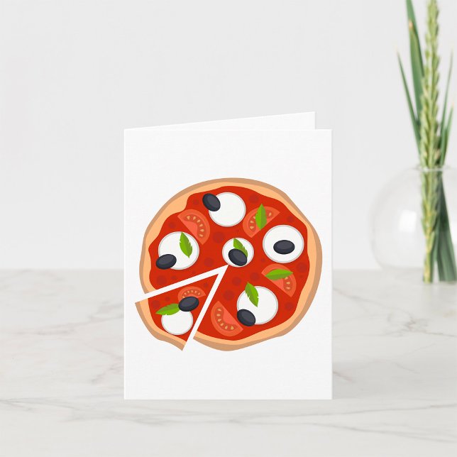 Carte Pizza Mozzarella aux Tomates et Basilic (Créateur téléchargé)
