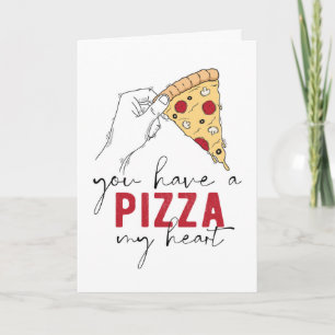Carte Pizza My Heart Salutation