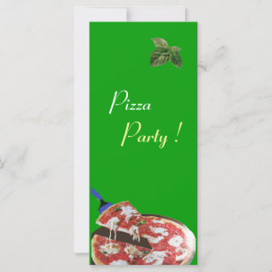 Carte PIZZA PARTY CUISINE ITALIENNE, RESTAURANT vert rou