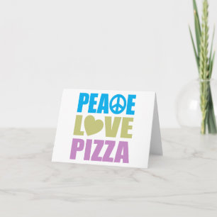 Carte Pizza Peace Love